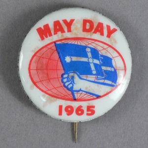 May Day badge