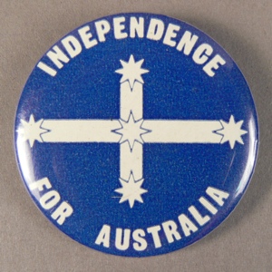 Independence for Australia badge