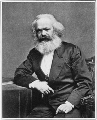 Karl Marx, author of the Communist Manifesto